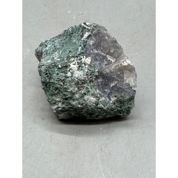 Raw Amethyst & Green Quartz Crystal Mineral Specimen For Collectors Display READ - Picture 7 of 9